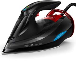 Philips Dampfbügeleisen Azur Elite GC5037/80 (3000 W, 260g Dampfstoß, OptimalTEMP, intelligentes Quick Calc-Release, DynamiQ-Modus) schwarz